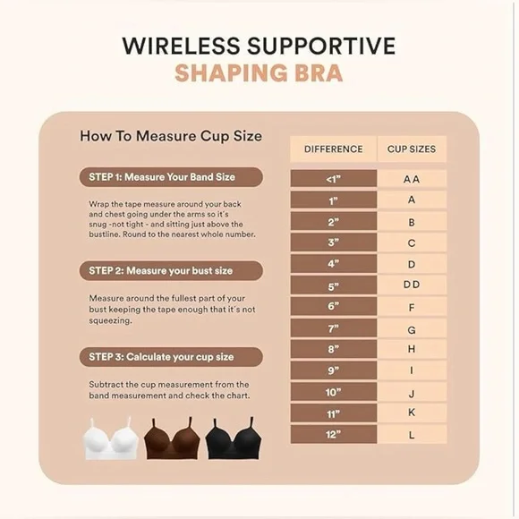 Truekind Wireless Bras for Women No Underwire - Wirefree Bralettes for Women - Picture 4 of 13